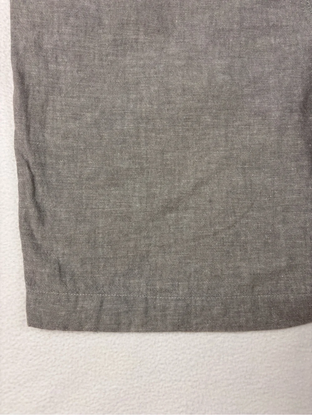 J.Crew Gramercy Linen/Cotton Lightweight Gray Flat Front Chino Short‎ 9